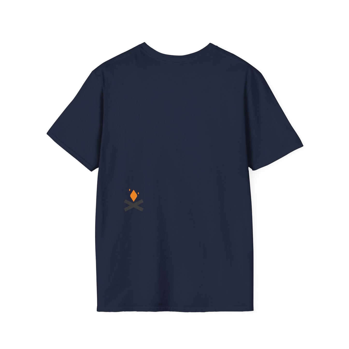 Back of Diamond Life unisex T-shirt in navy – Printed in Canada – Northern Supply Co.