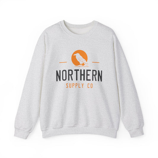 Stoic Raven crewneck sweatshirt in grey – Northern Supply Co.