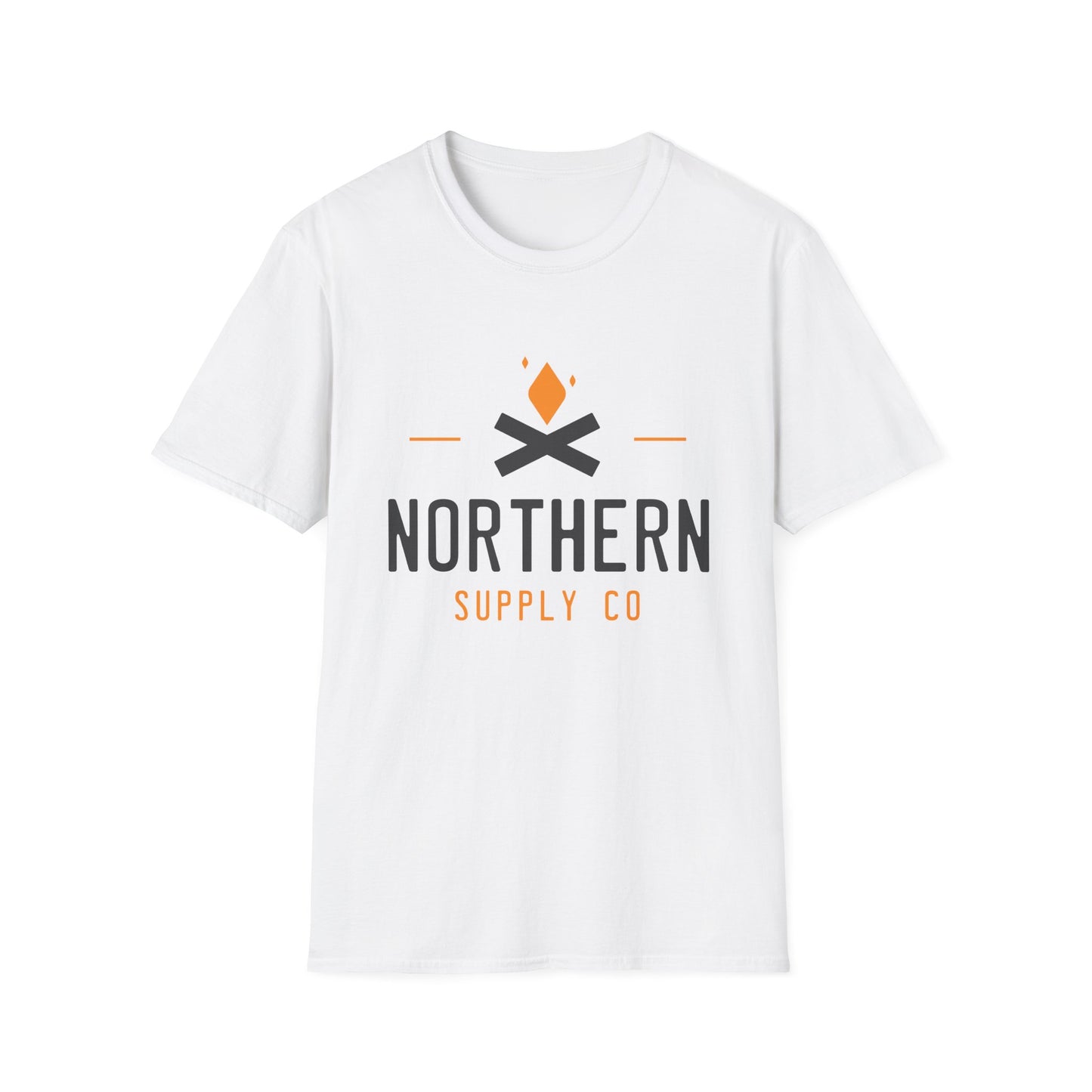 Campfire unisex soft style T-shirt in white – Printed in Canada – Northern Supply Co.