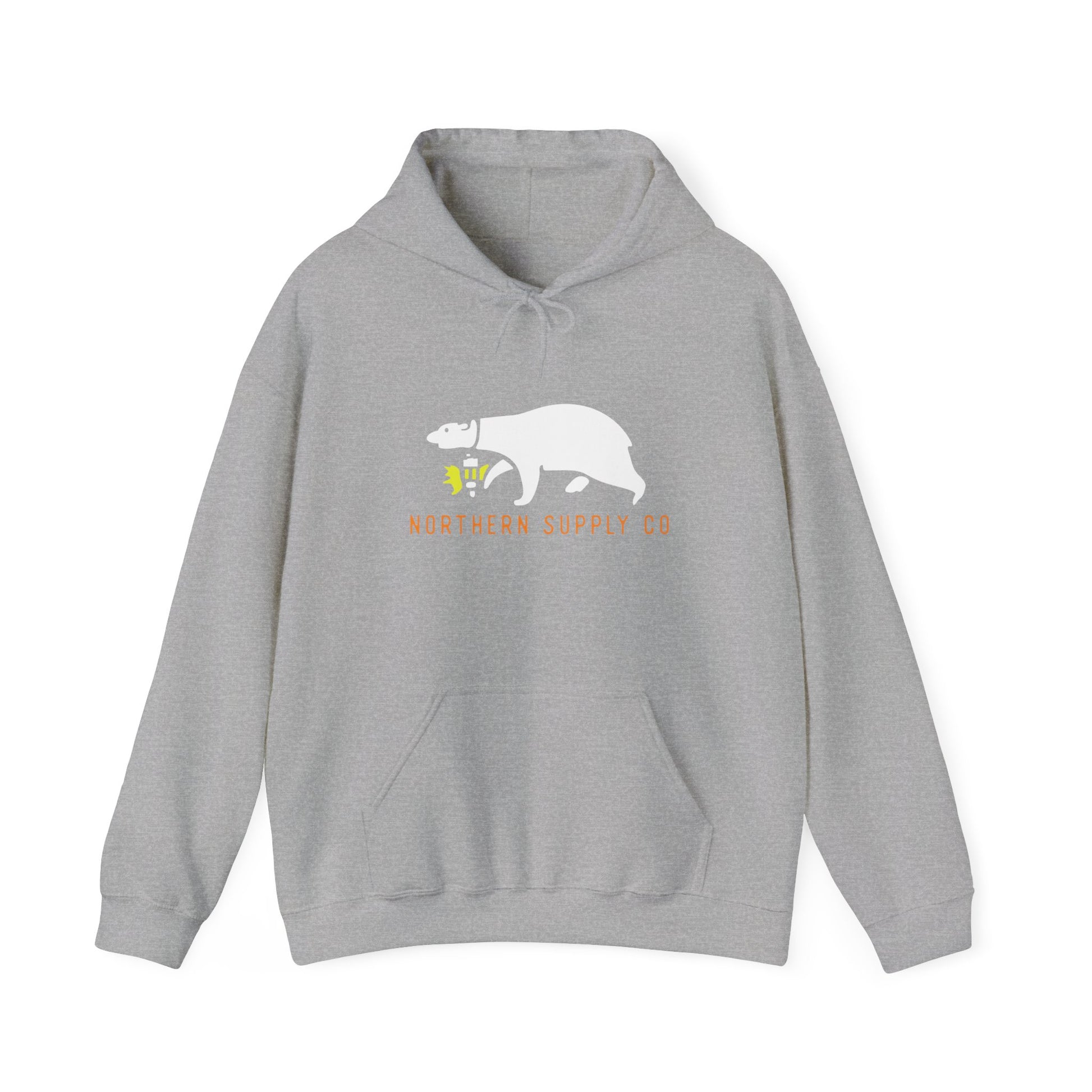 Rescue Bear hoodie in grey – Northern Supply Co.