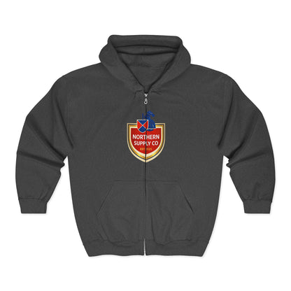 Old Knight Label Full Zip Hoodie