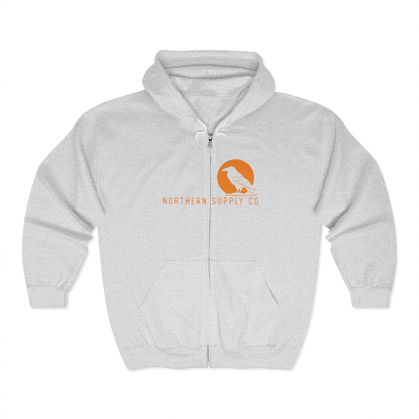 Stoic Side Raven  Full Zip Hoodie