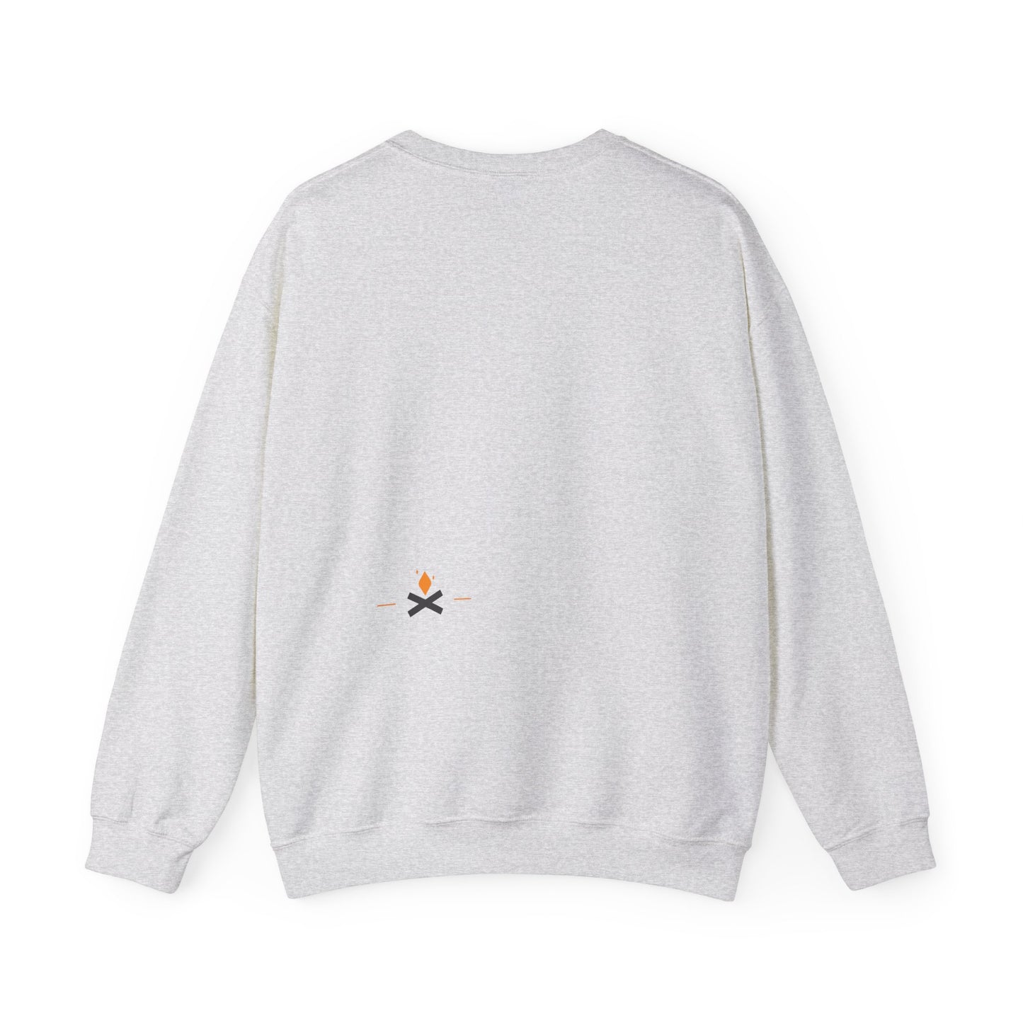 Back of Diamond Life crewneck sweatshirt in grey – Northern Supply Co.