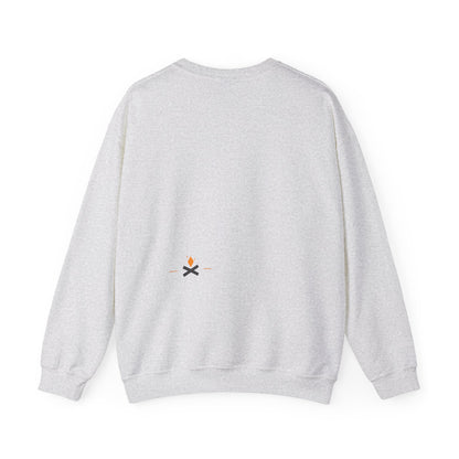 Back of Diamond Life crewneck sweatshirt in grey – Northern Supply Co.