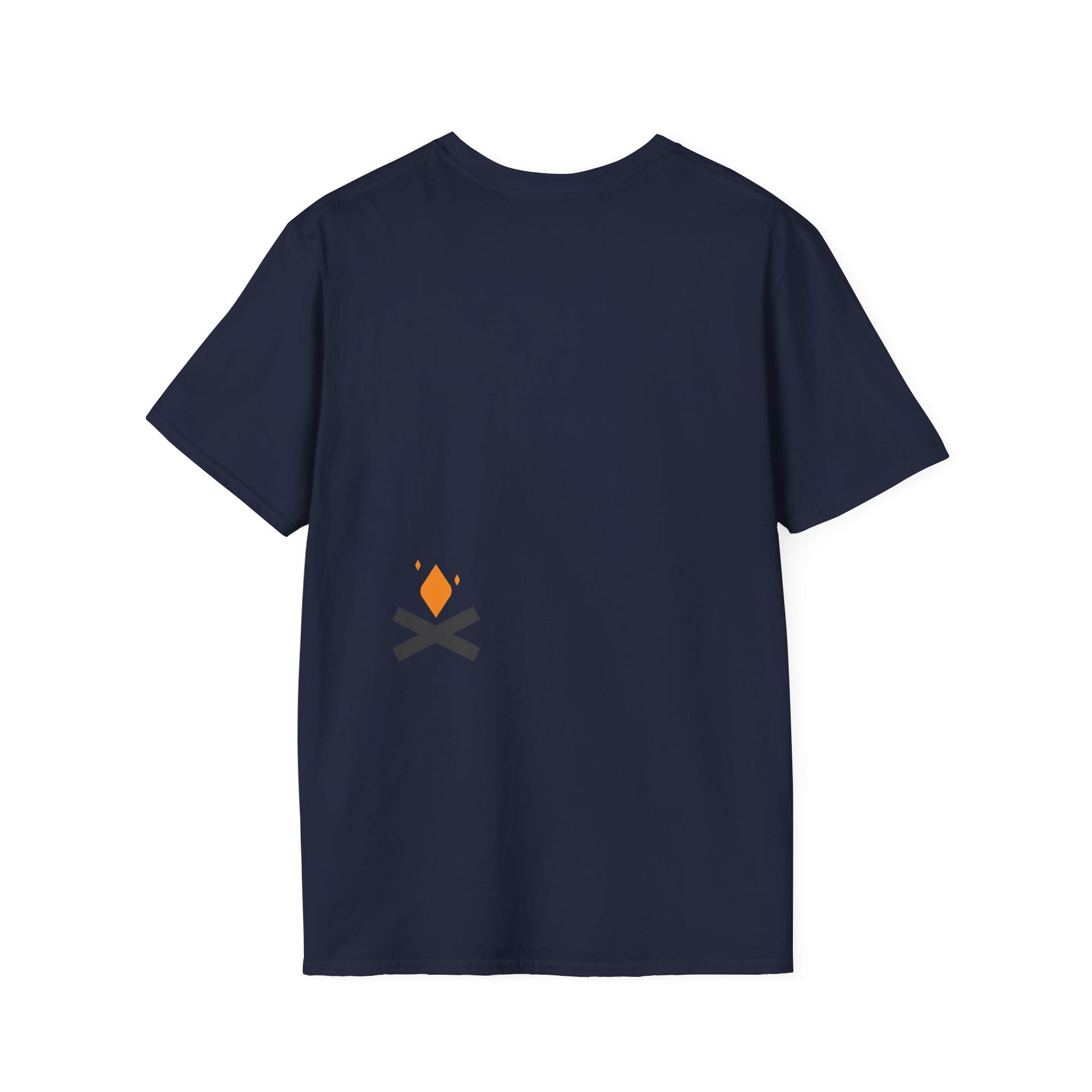 Back of Diamond Life unisex T-shirt in navy – Printed in Canada – Northern Supply Co.