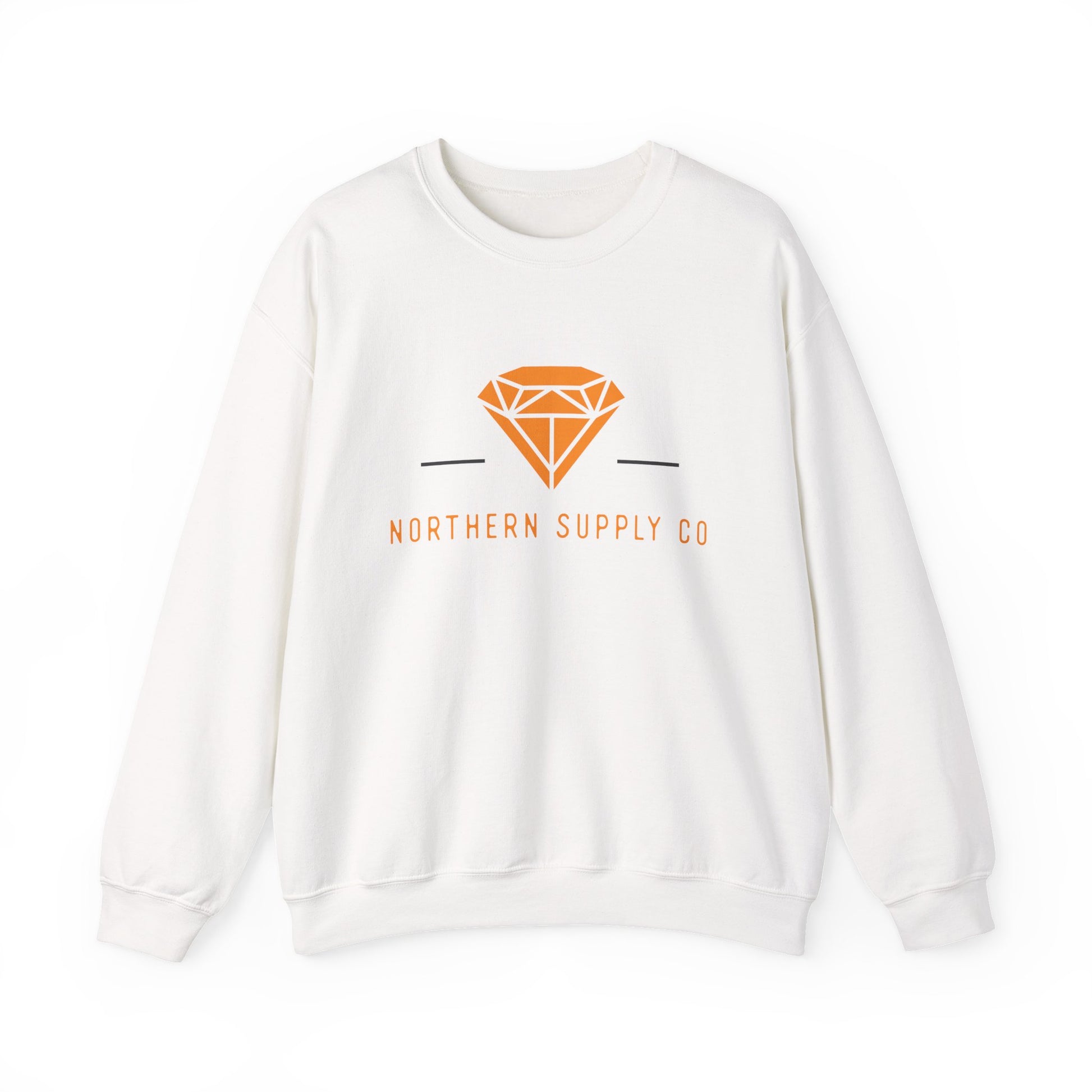 Diamond Life crewneck sweatshirt in white – Northern Supply Co.