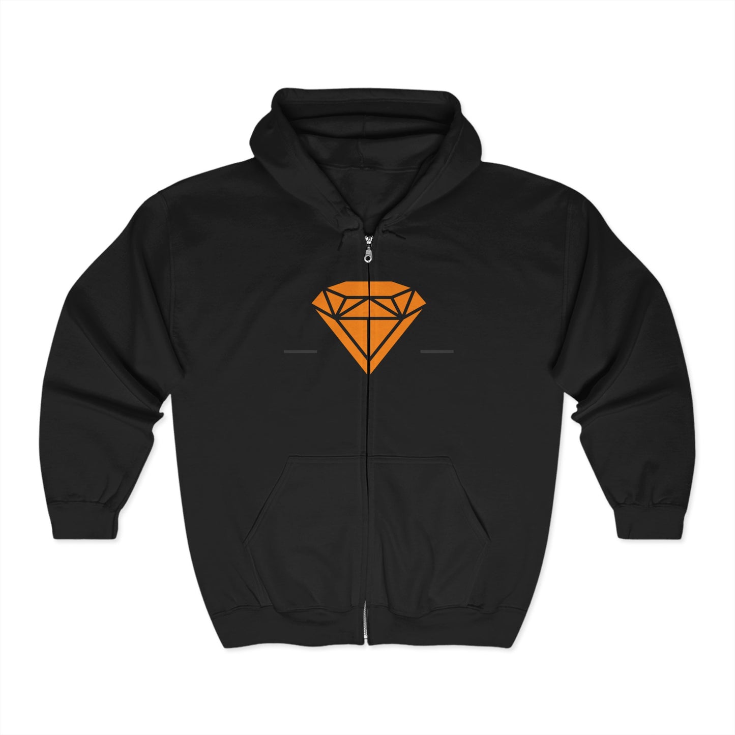 Diamond Life full zip hoodie in black – Northern Supply Co.