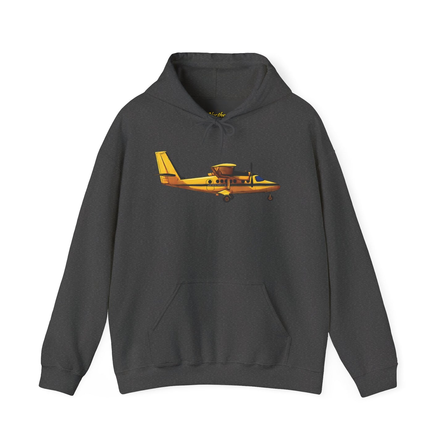 Yellow Twin Otter Heavy Hoodie