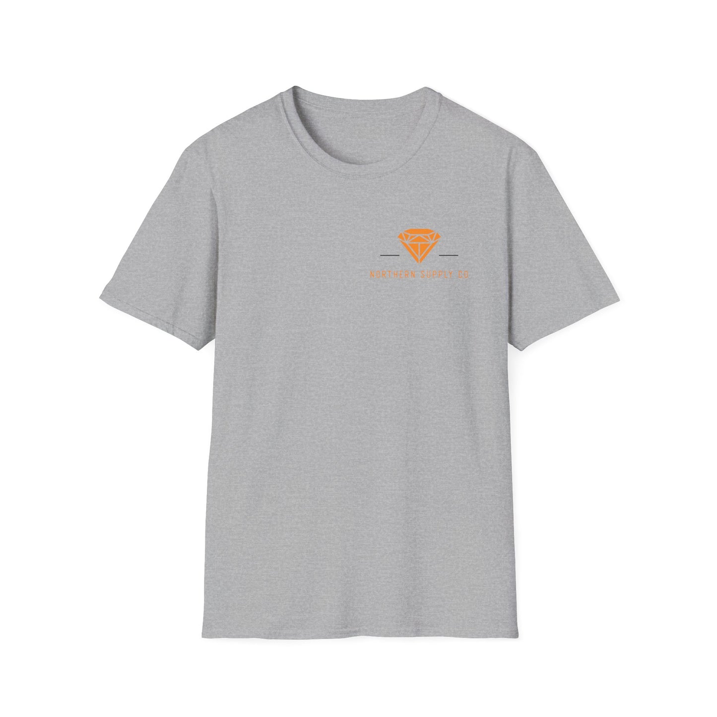 Diamond Life unisex T-shirt in grey  – Printed in Canada – Northern Supply Co.