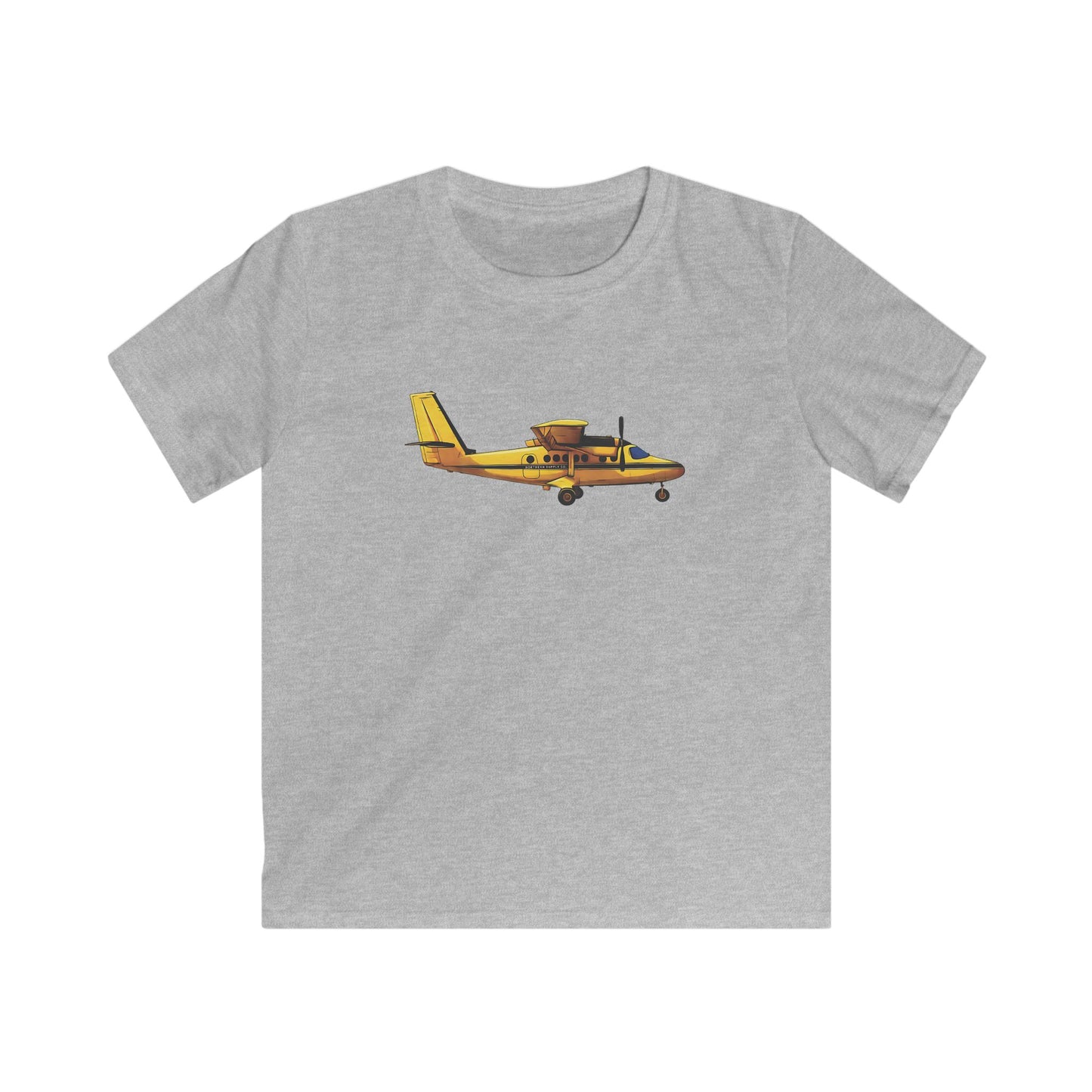 Yellow Twin Otter Kids T‑Shirt