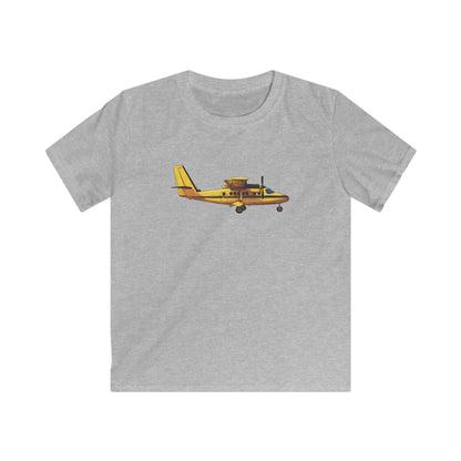 Yellow Twin Otter Kids T‑Shirt