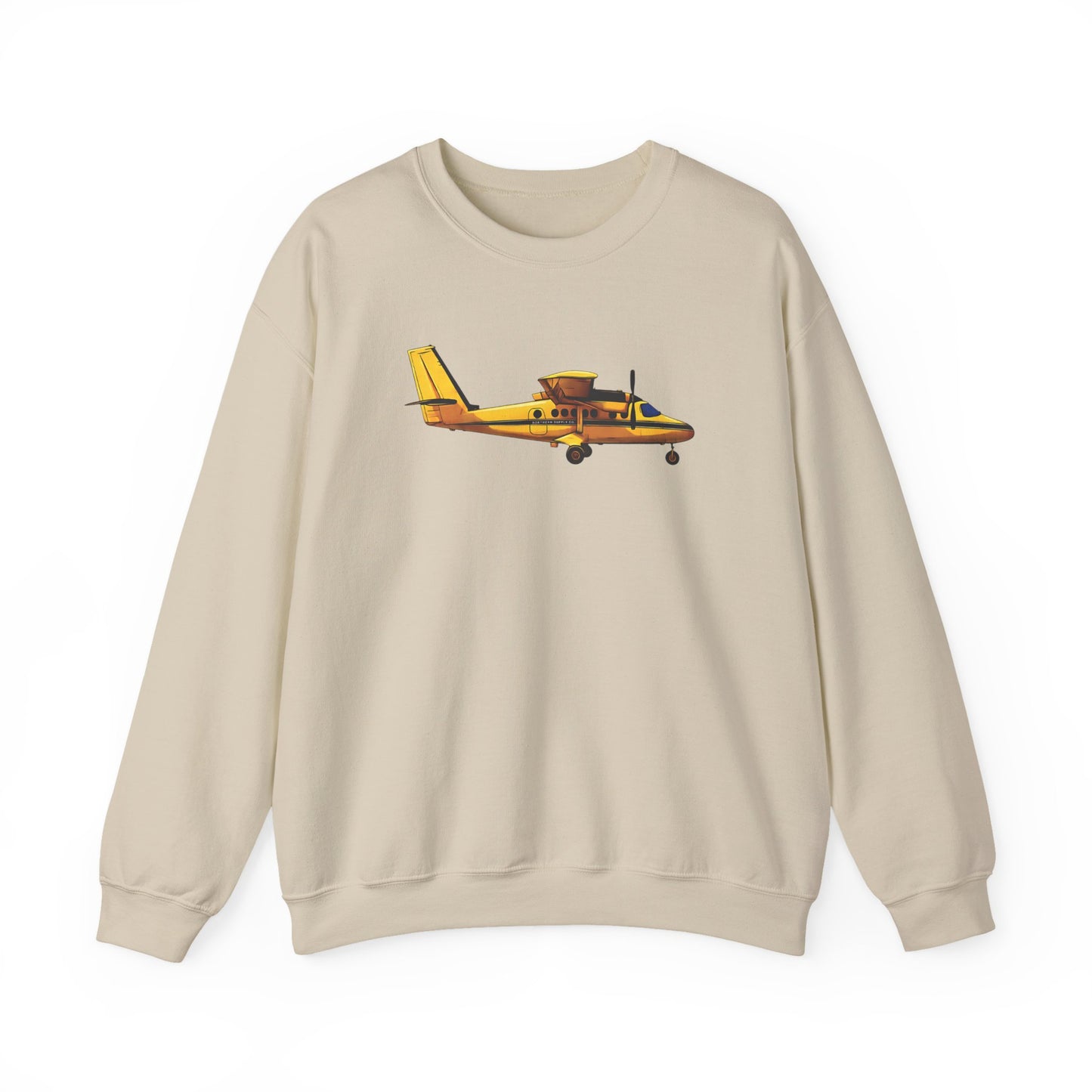 Yellow Twin Otter Heavy Crewneck Sweatshirt