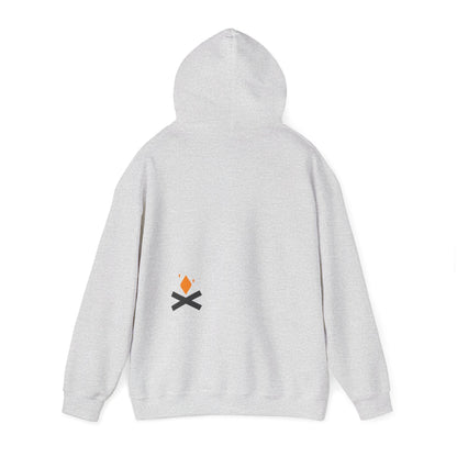 Back of Diamond Life hoodie in grey – Northern Supply Co.