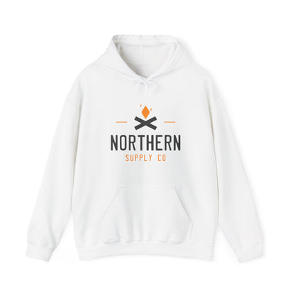 Campfire hoodie in white – Northern Supply Co.