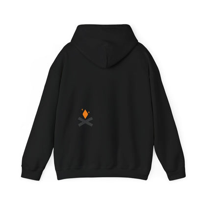 Back of Diamond Life hoodie in black – Northern Supply Co.