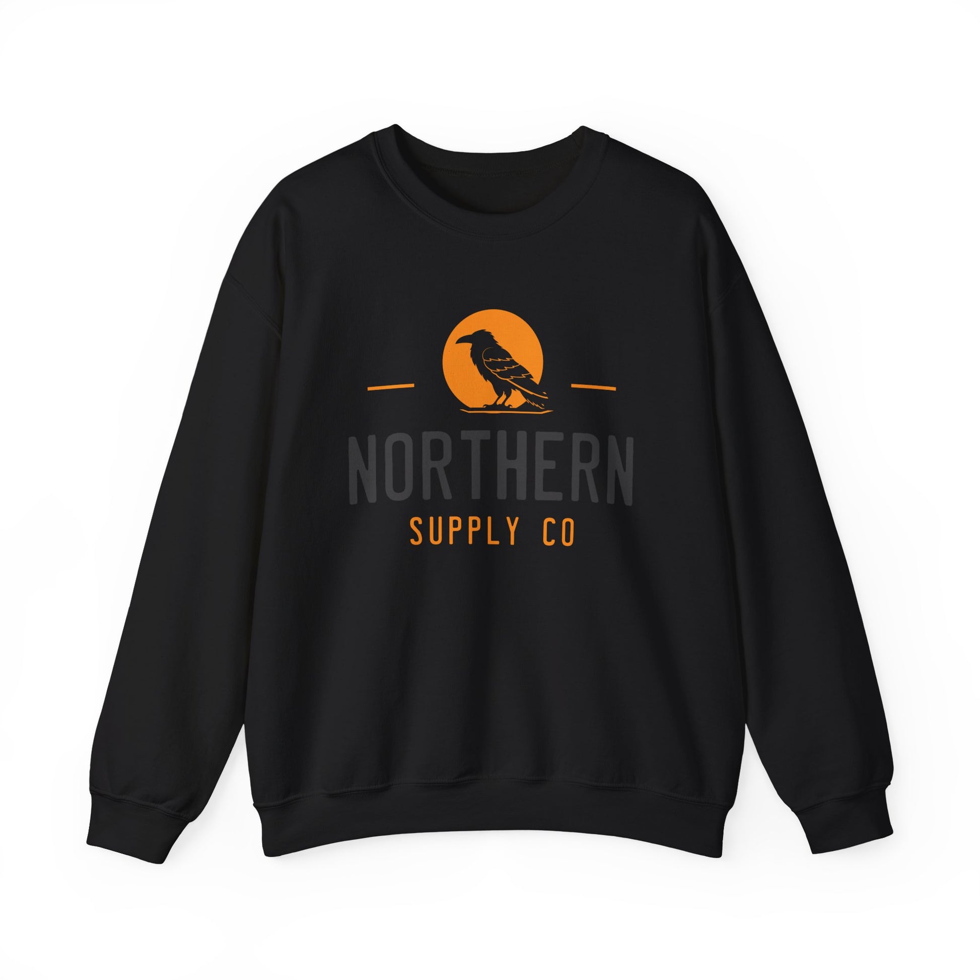 Stoic Raven crewneck sweatshirt in black – Northern Supply Co.