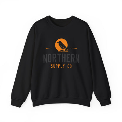Stoic Raven crewneck sweatshirt in black – Northern Supply Co.