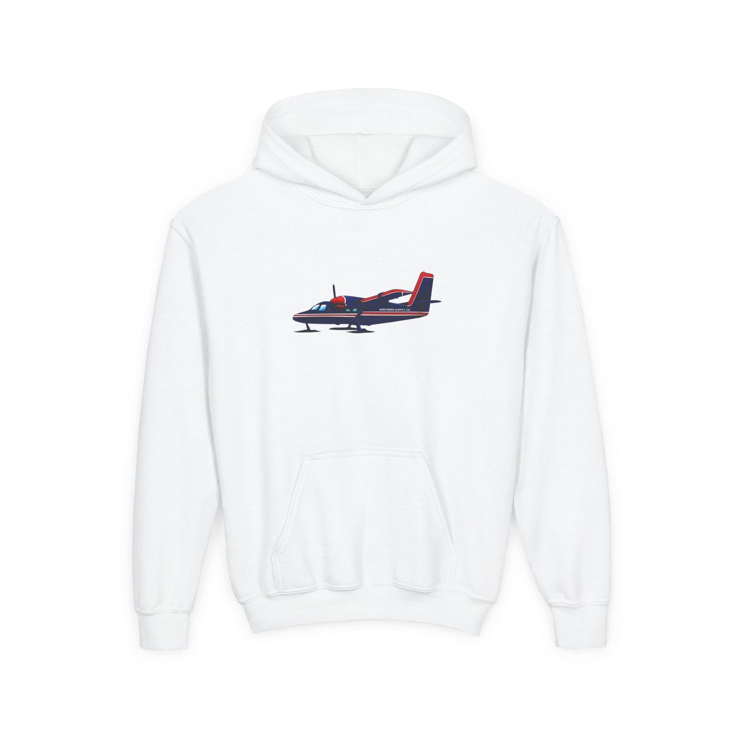 Blue Twin Otter Youth Hoodie