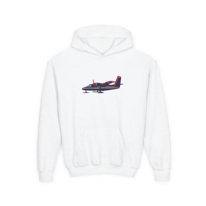 Blue Twin Otter Youth Hoodie