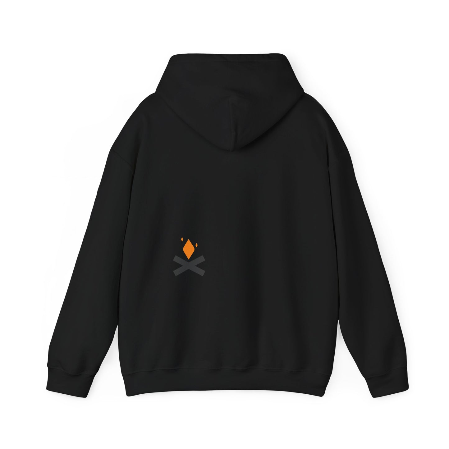 Back of Rescue Bear hoodie in black – Northern Supply Co.