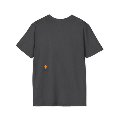 Back of Diamond Life unisex T-shirt in dark grey – Printed in Canada – Northern Supply Co.