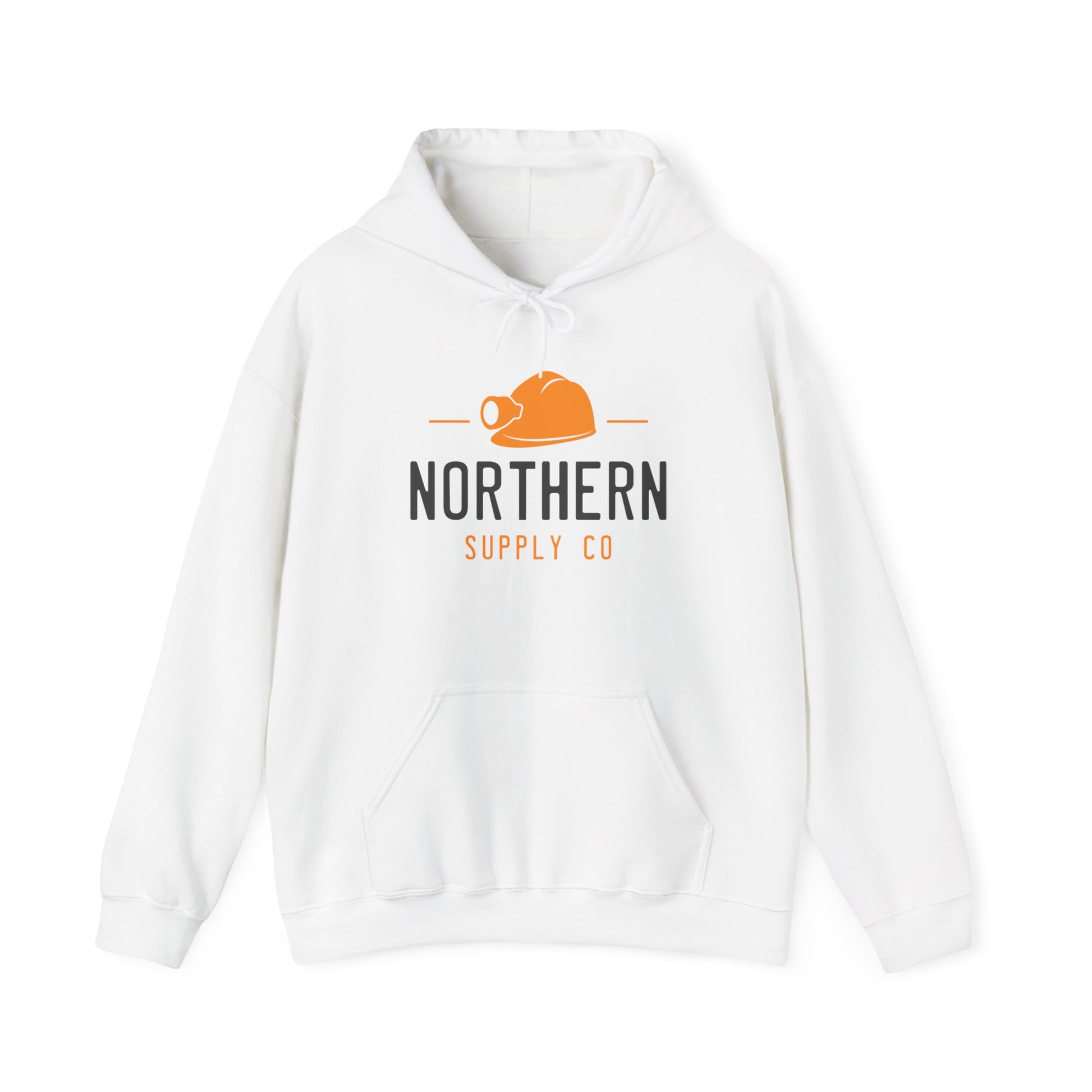 Miners Cap hoodie in white – Northern Supply Co.