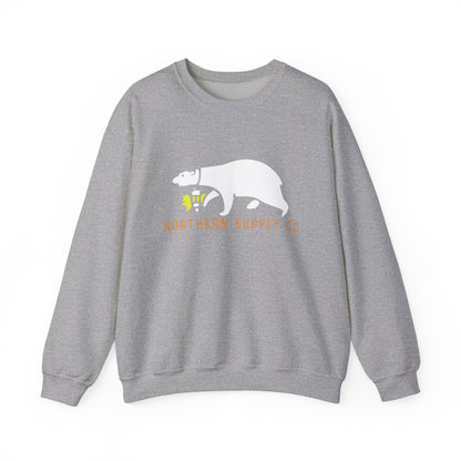 Rescue Bear crewneck sweatshirt in grey– Northern Supply Co.