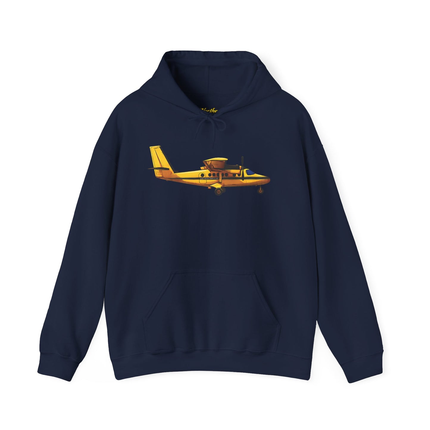 Yellow Twin Otter Heavy Hoodie