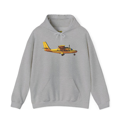 Yellow Twin Otter Heavy Hoodie