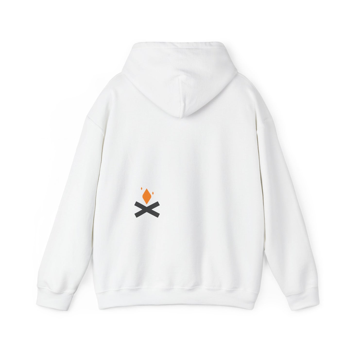 Back of Diamond Life hoodie in white – Northern Supply Co.
