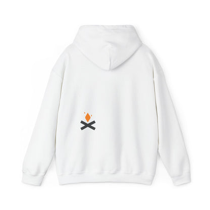 Back of Diamond Life hoodie in white – Northern Supply Co.