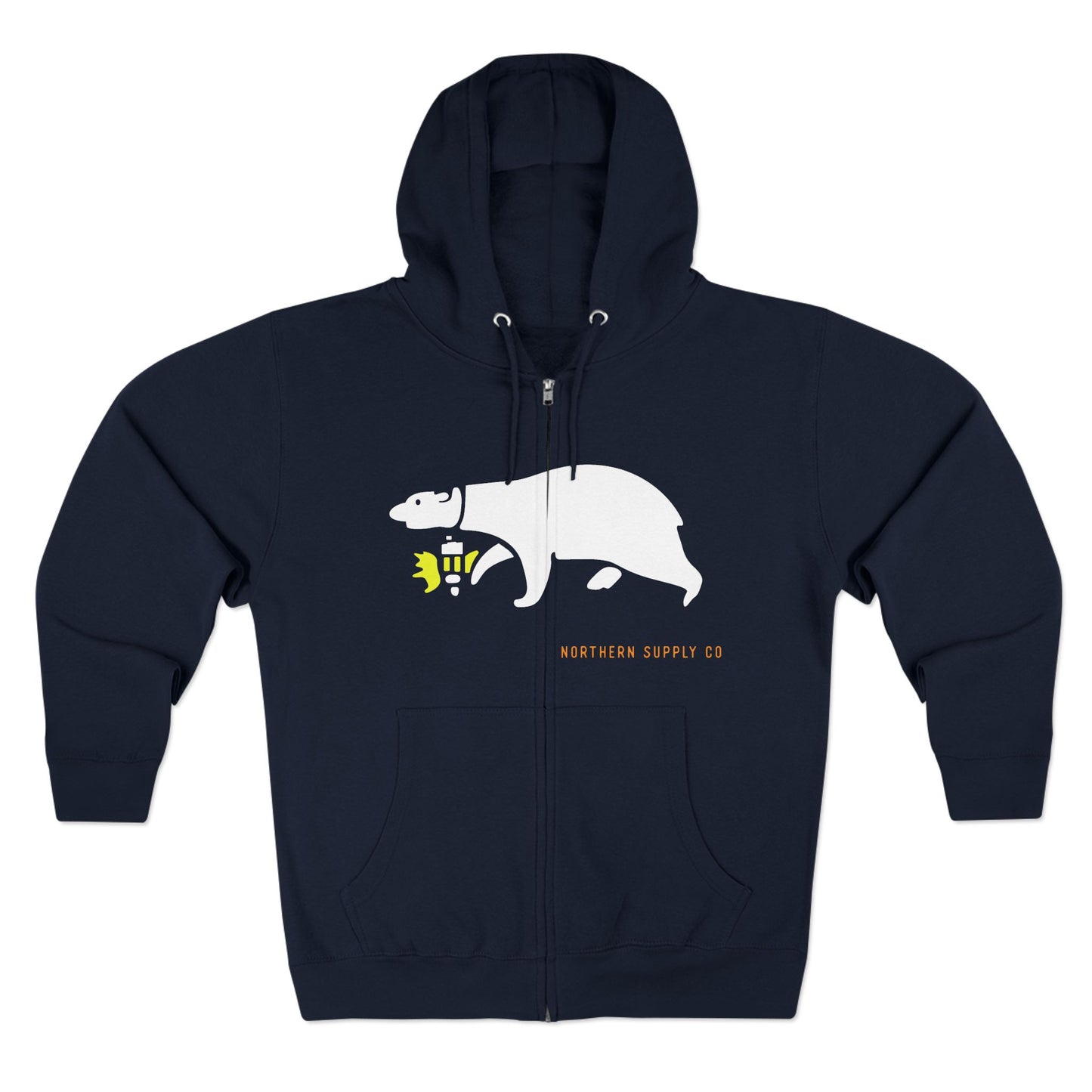 Rescue Bear Full Zip 2-Layer Hood