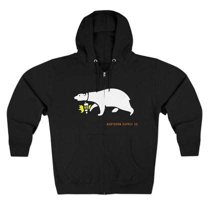 Rescue Bear Full Zip 2-Layer Hood
