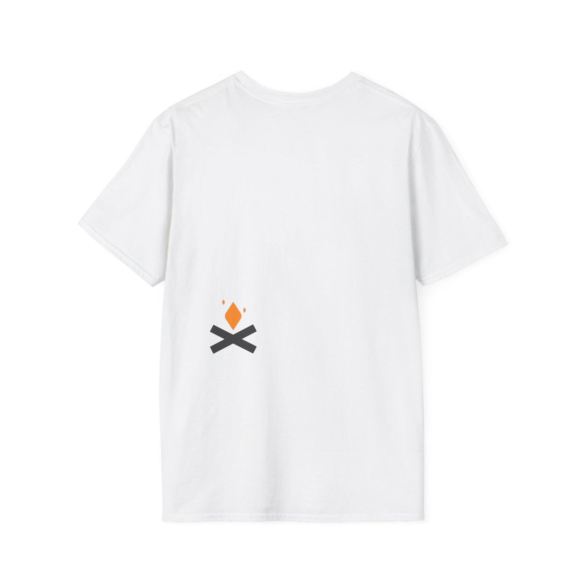 Back of Diamond Life unisex T-shirt in white – Printed in Canada – Northern Supply Co.