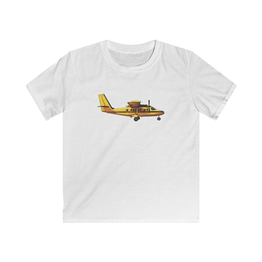 Yellow Twin Otter Kids T‑Shirt