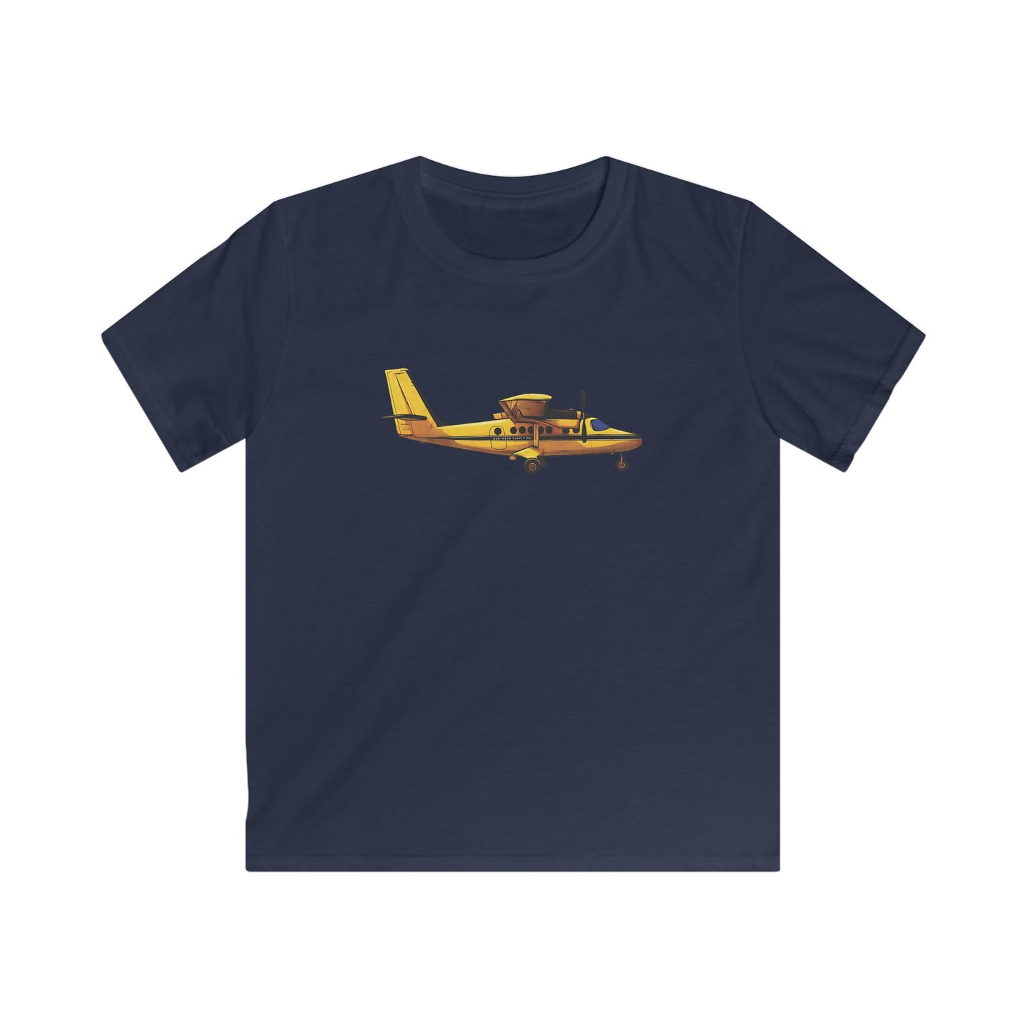 Yellow Twin Otter Kids T‑Shirt