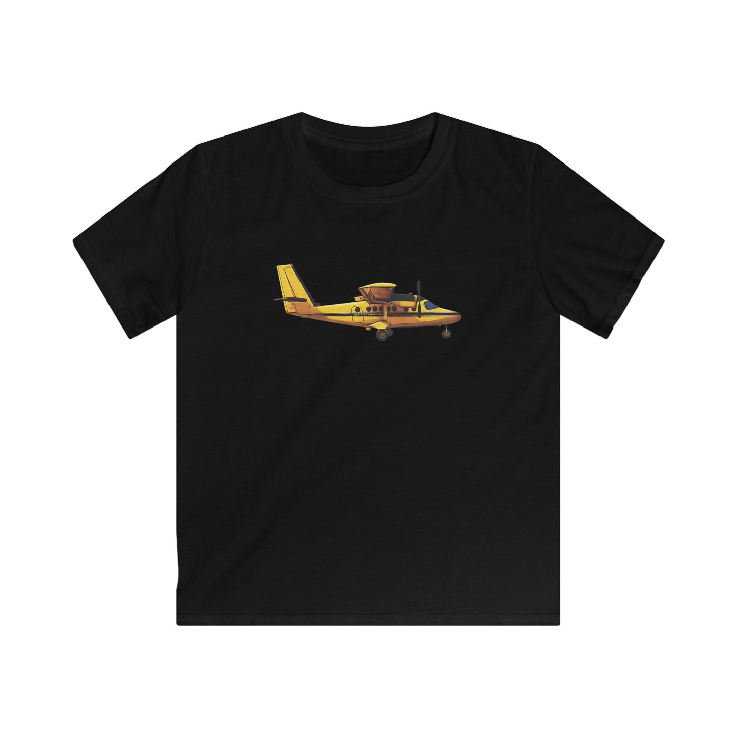 Yellow Twin Otter Kids T‑Shirt