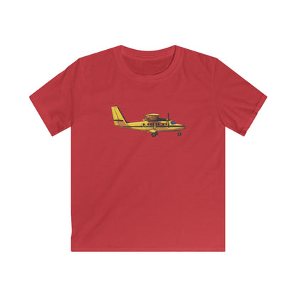 Yellow Twin Otter Kids T‑Shirt