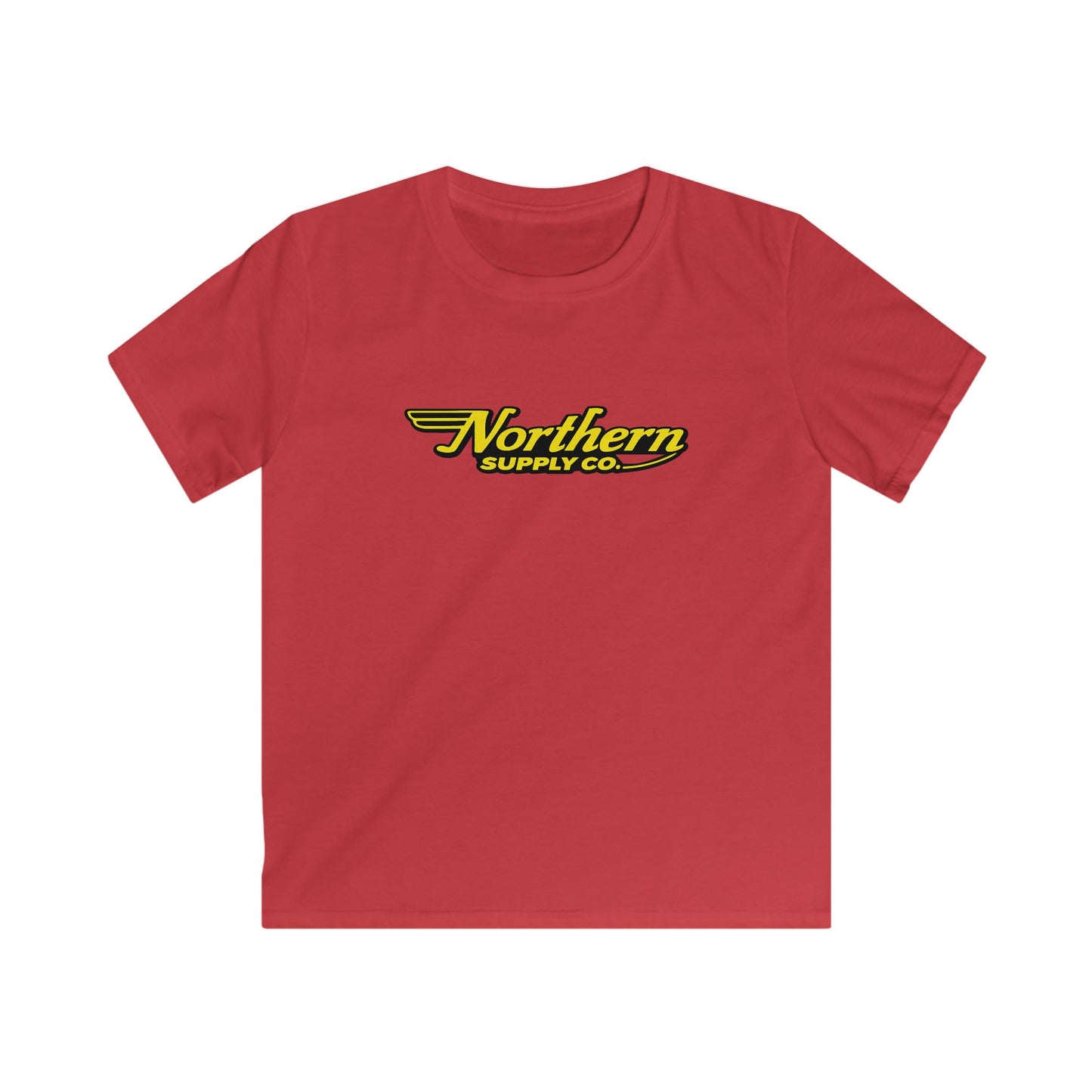 Yellow Northern Supply Co. Air Kids T-Shirt