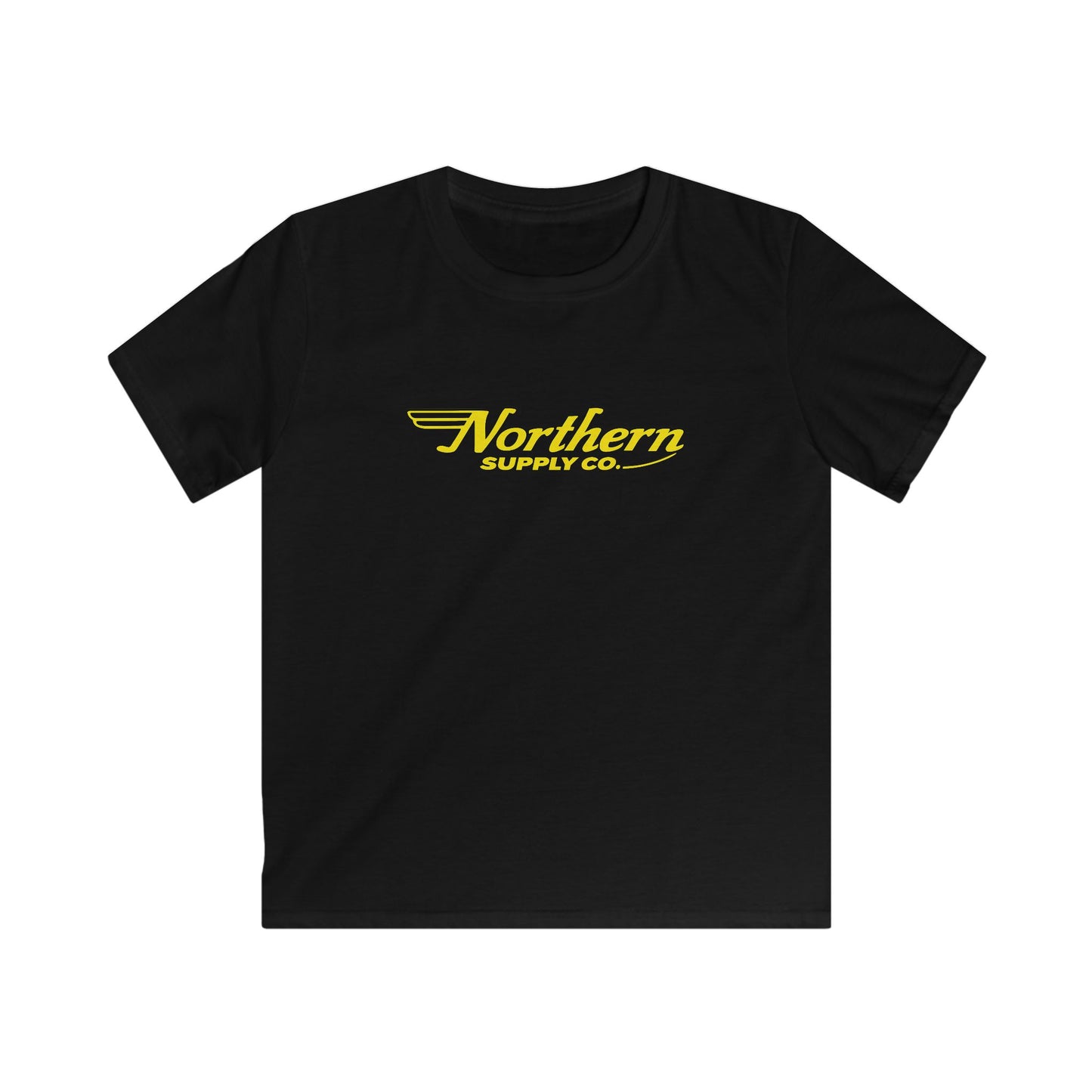 Yellow Northern Supply Co. Air Kids T-Shirt