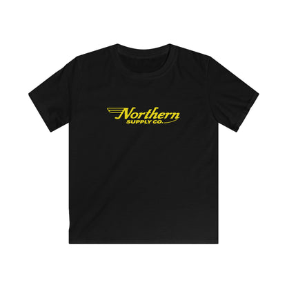 Yellow Northern Supply Co. Air Kids T-Shirt