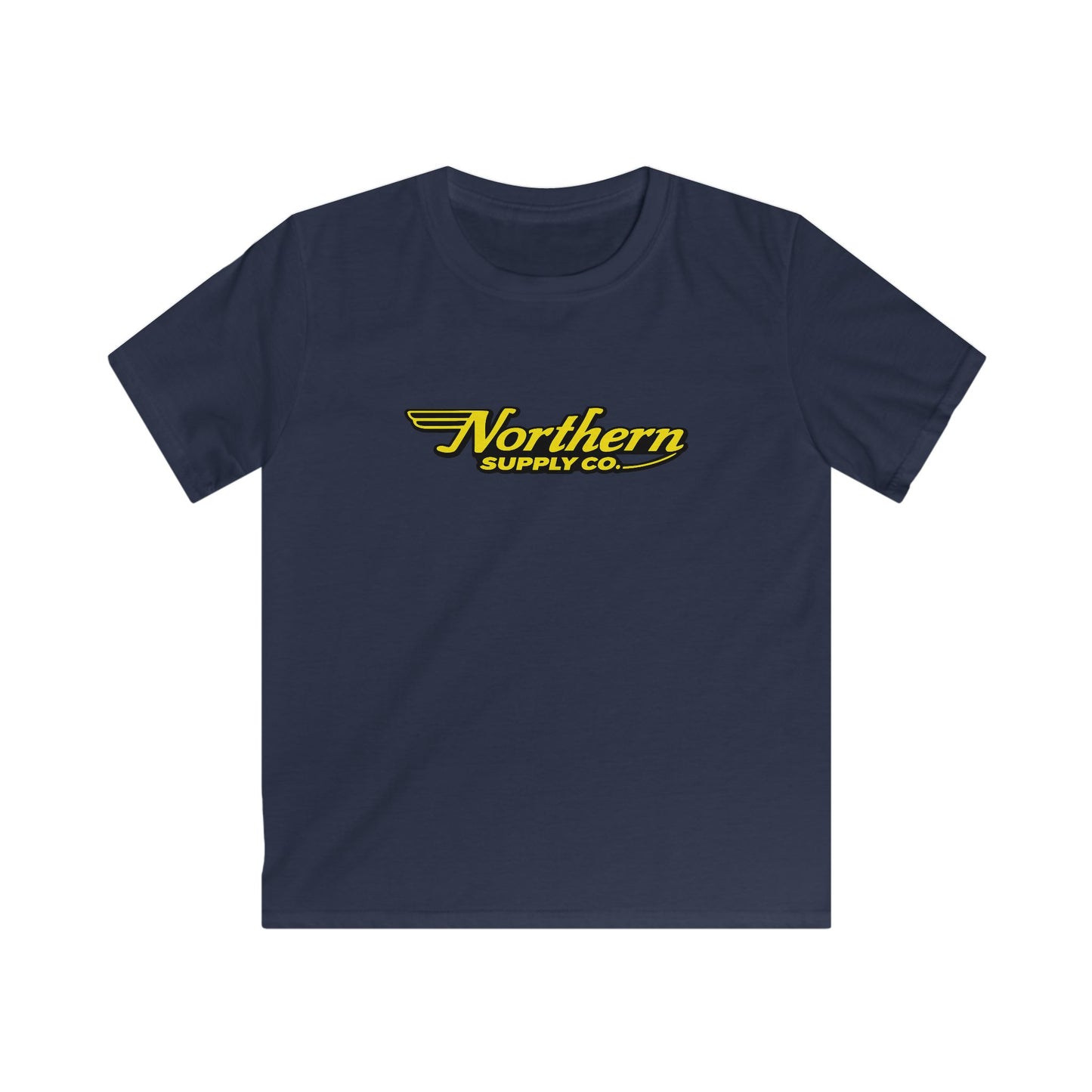 Yellow Northern Supply Co. Air Kids T-Shirt