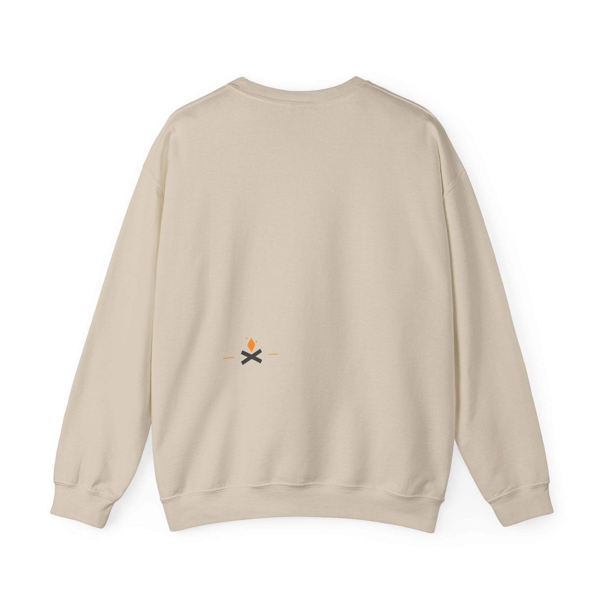 Back of Diamond Life crewneck sweatshirt in sand – Northern Supply Co.