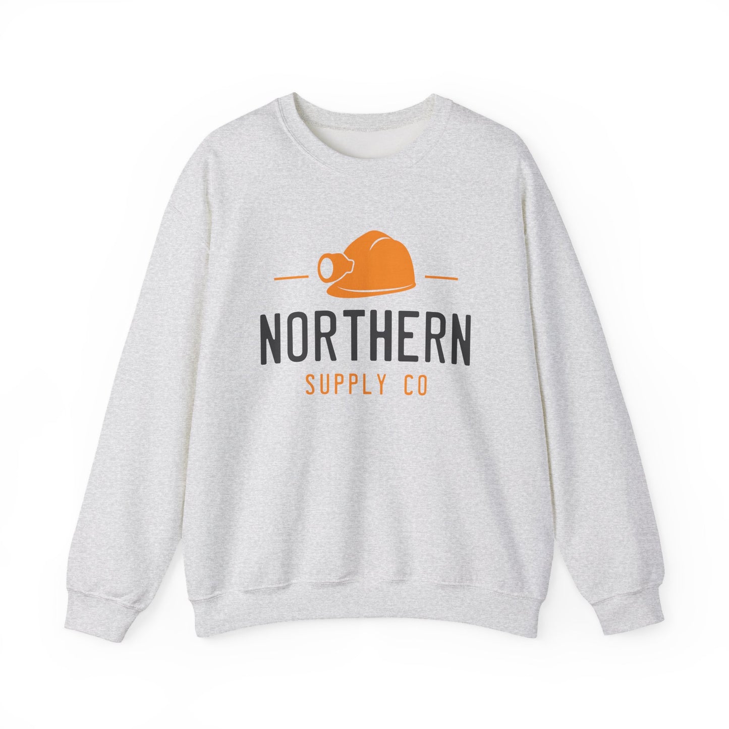 Miners Cap crewneck sweatshirt in grey – Northern Supply Co.