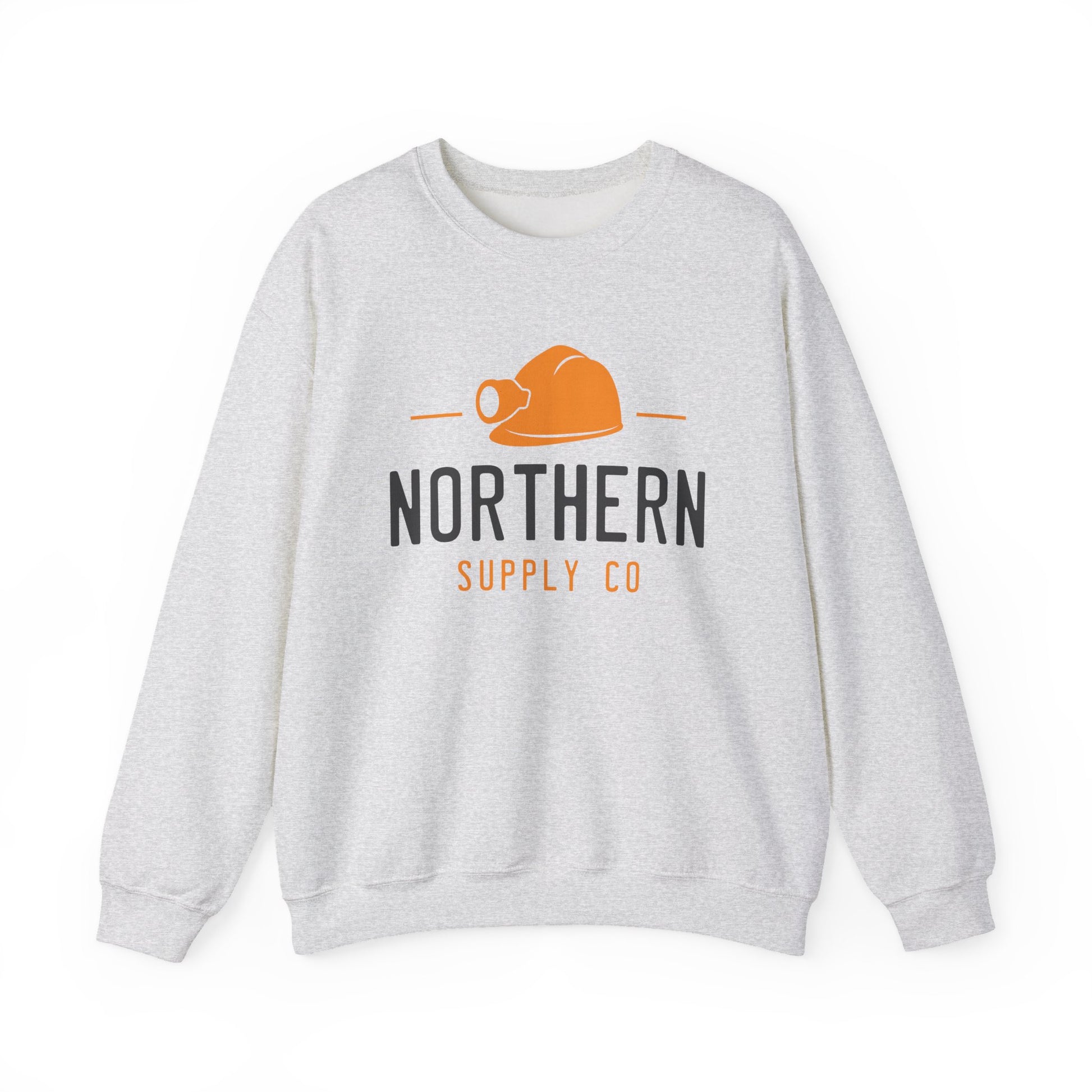 Miners Cap crewneck sweatshirt in grey – Northern Supply Co.