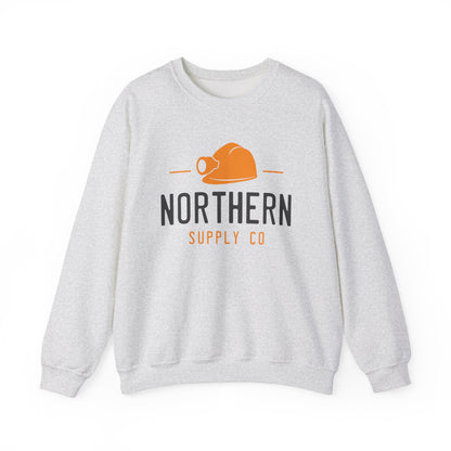 Miners Cap crewneck sweatshirt in grey – Northern Supply Co.