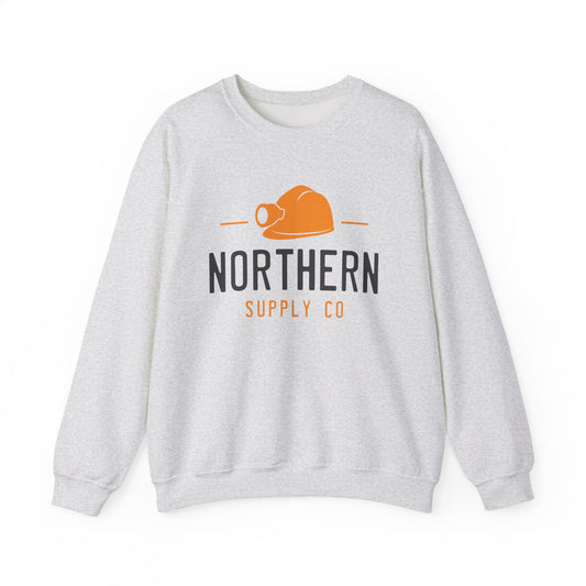 Miners Cap crewneck sweatshirt in grey – Northern Supply Co.