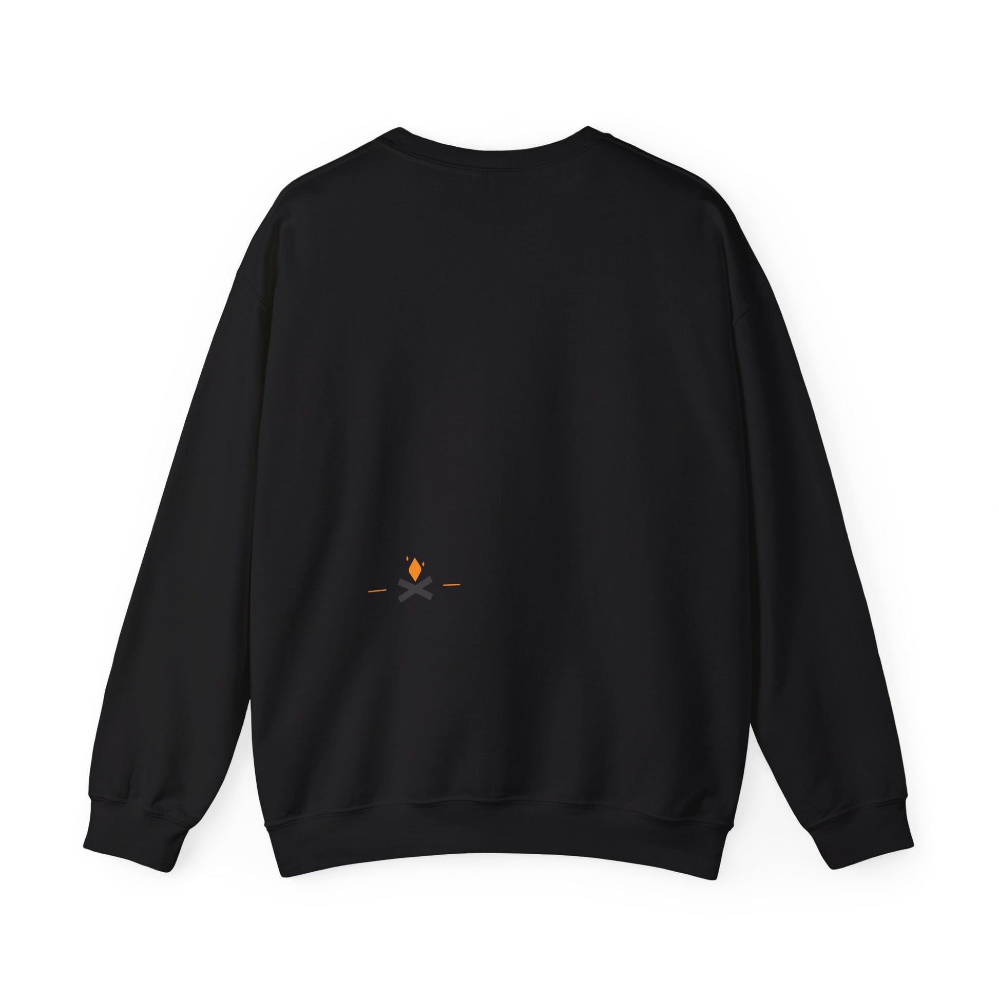 Back of Diamond Life crewneck sweatshirt in black – Northern Supply Co.