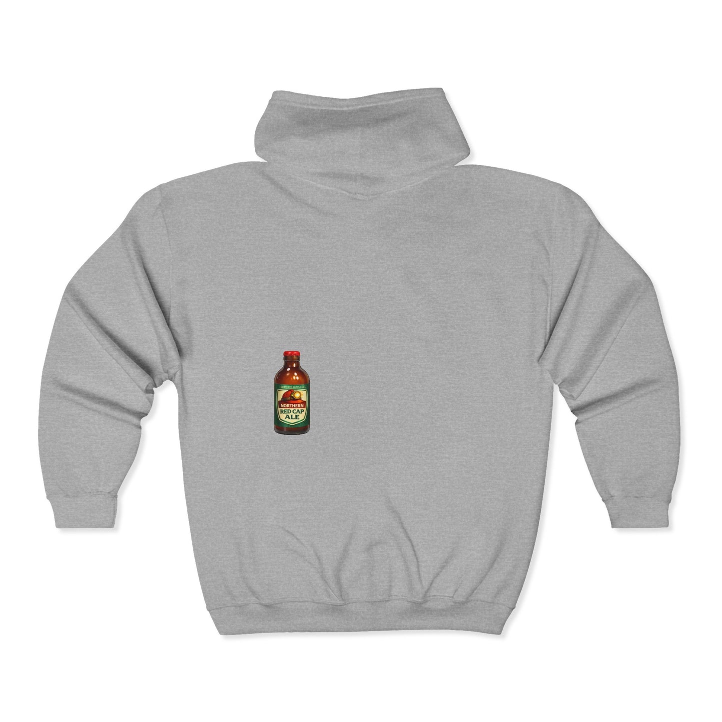 Red Cap Logo Full Zip Hoodie