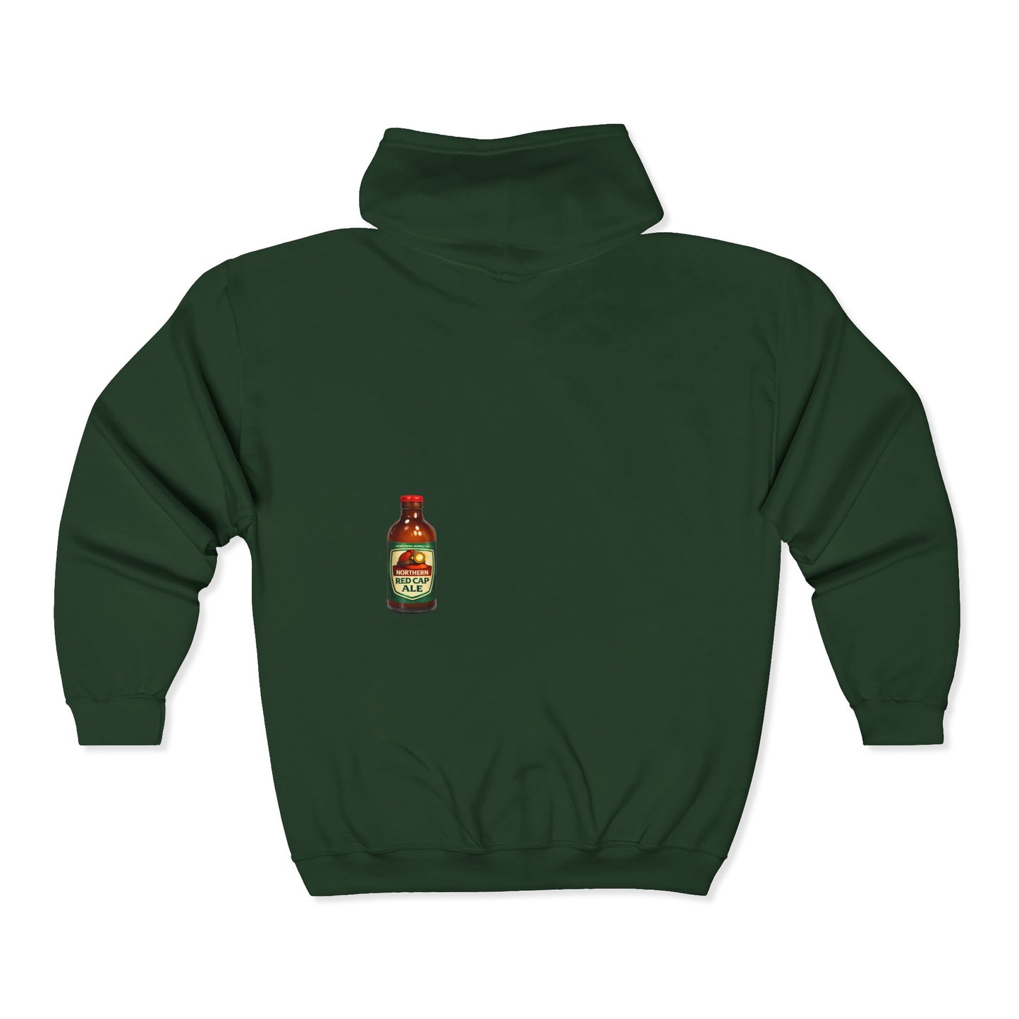 Red Cap Logo Full Zip Hoodie